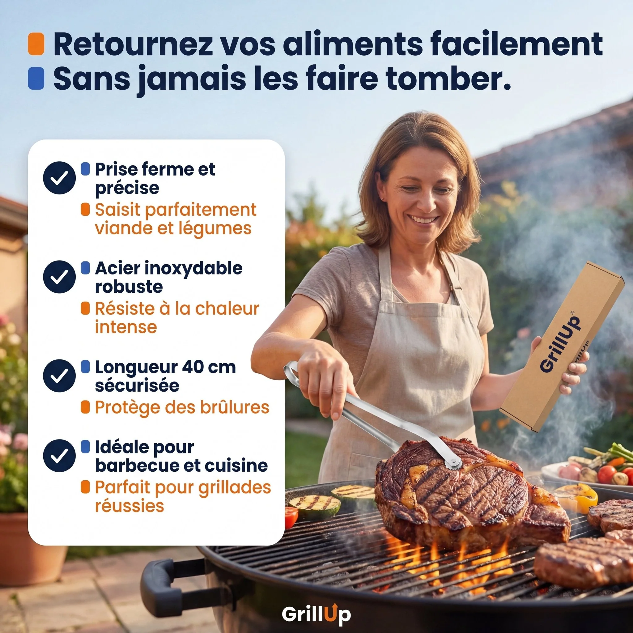 GrillUp - Pince barbecue révolutionnaire - Image 3