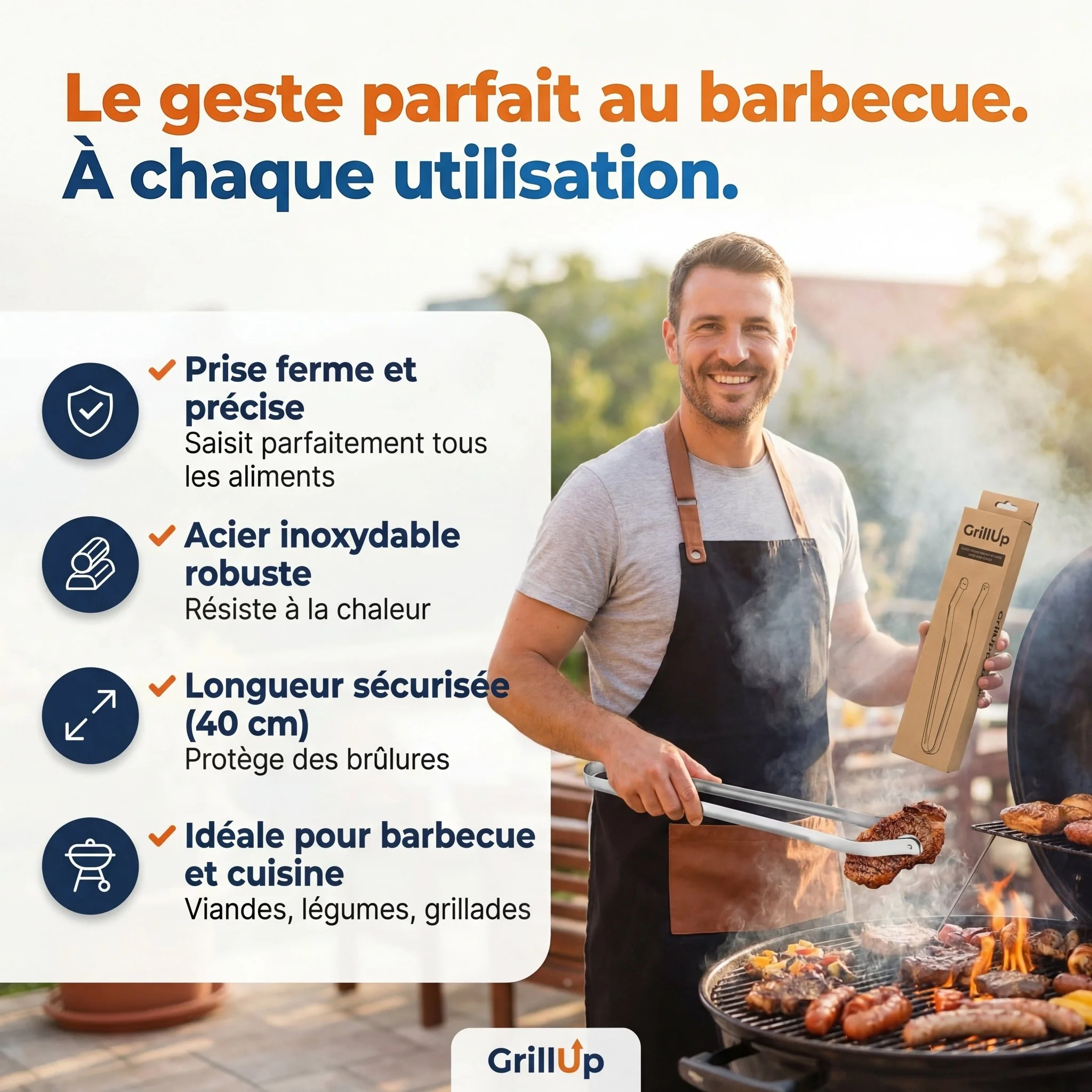 GrillUp - Pince barbecue révolutionnaire - Image 6