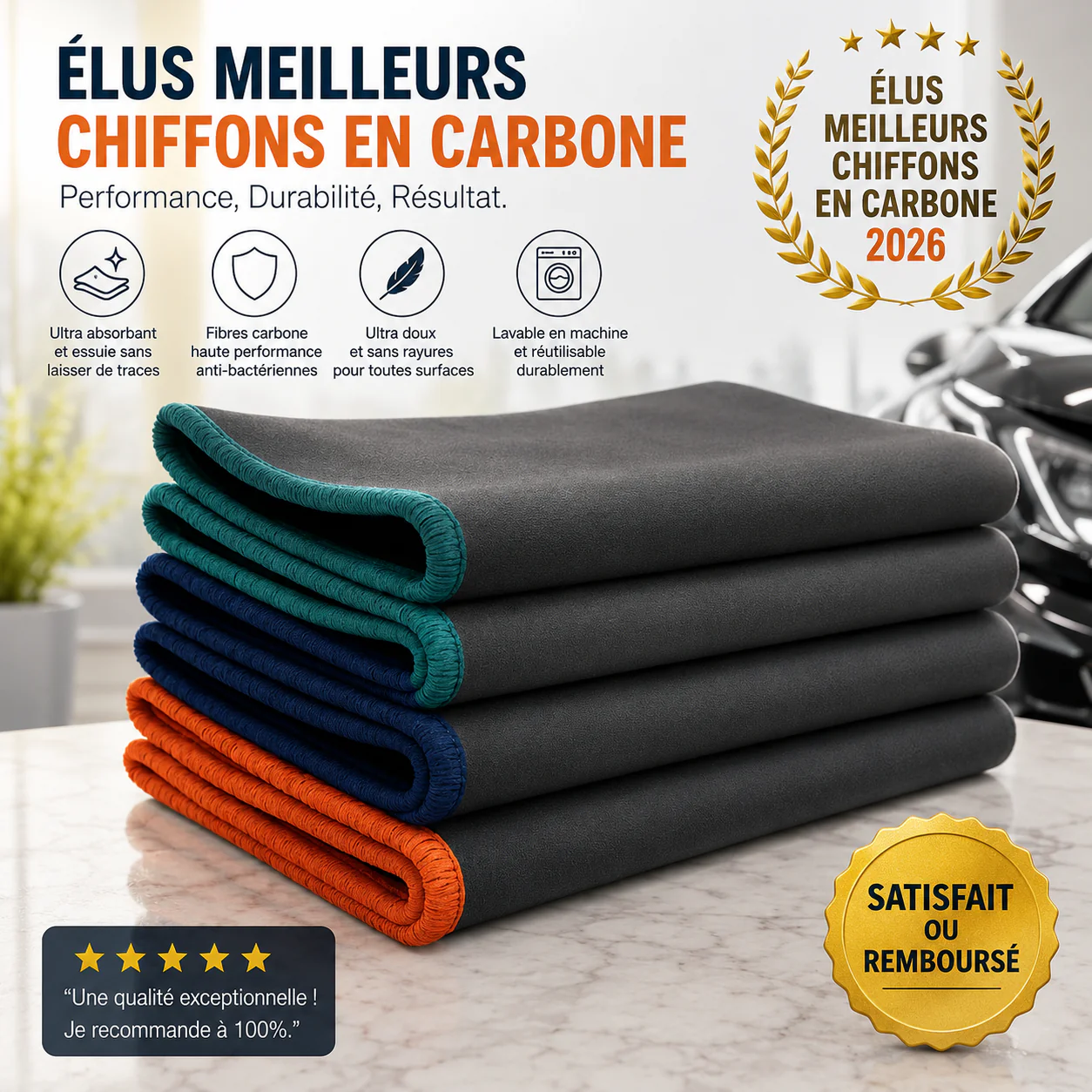 TopClean- Chiffon en Fibre de Carbone - Image 2