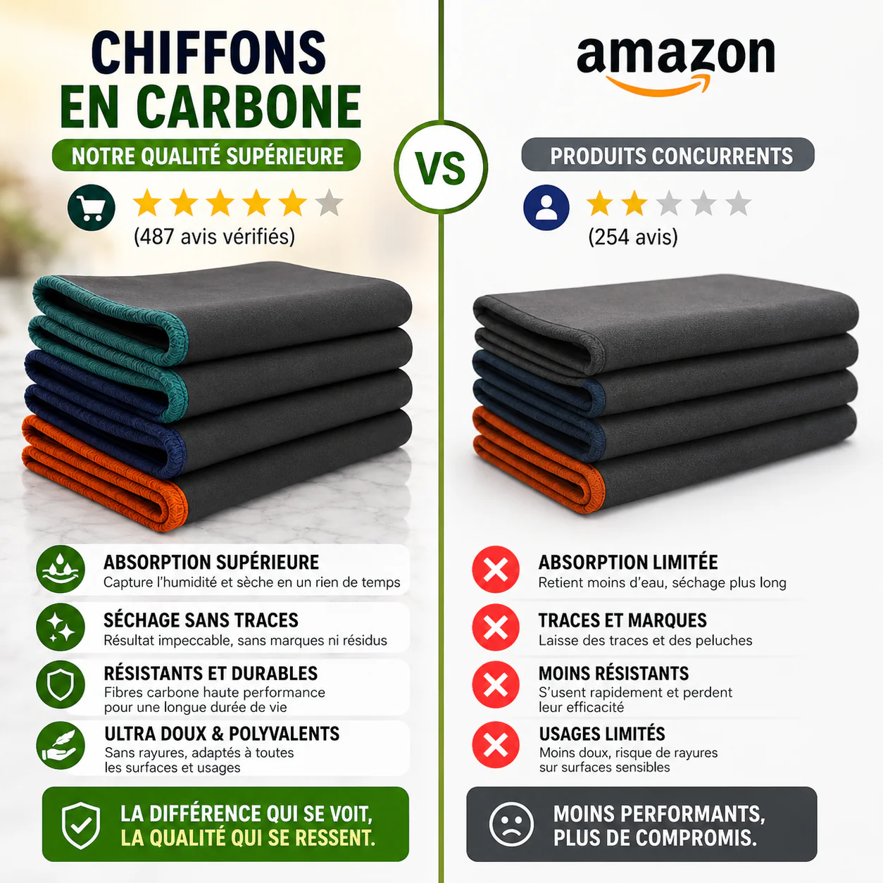 TopClean- Chiffon en Fibre de Carbone - Image 3