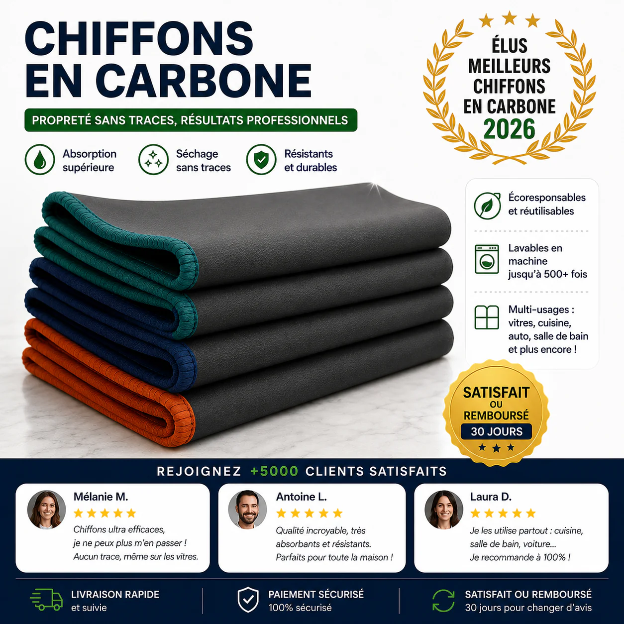 TopClean- Chiffon en Fibre de Carbone - Image 4