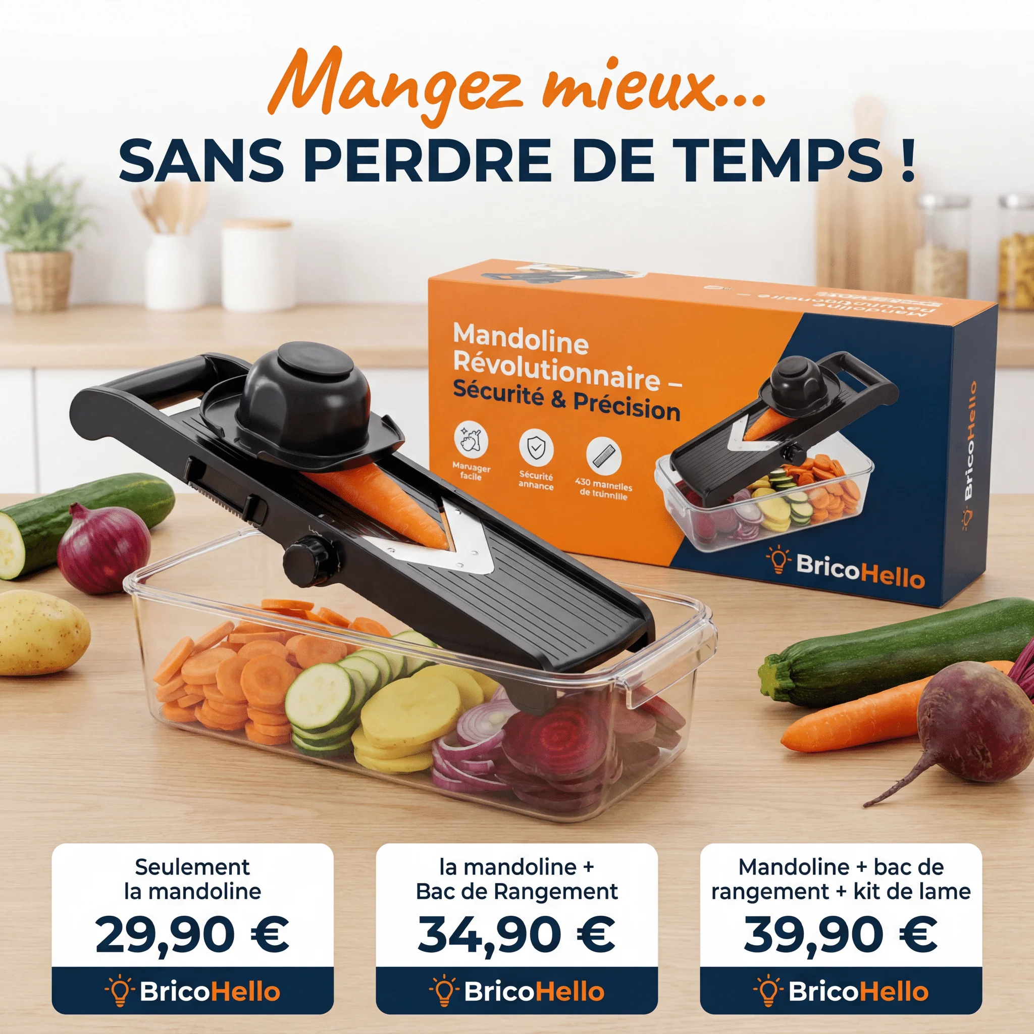 Trancheuse Mandoline 3 en 1 - Image 4