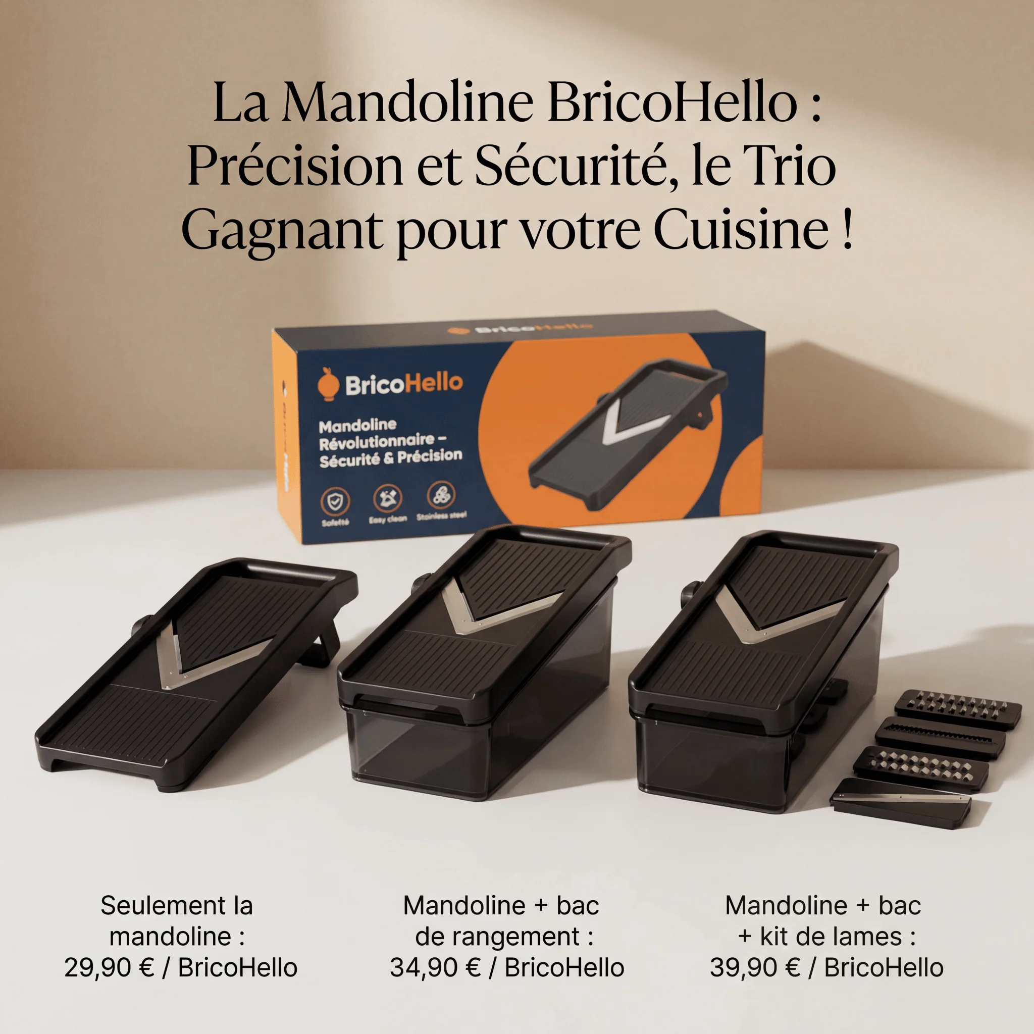Trancheuse Mandoline 3 en 1 - Image 5